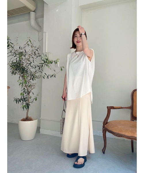 JUMELLE(ジュメロ)の「【低身長~高身長】ツイルマーメイドスカート(スカート・レディース・ブラック/アイボリー・SMALL/MEDIUM)」の19枚目の写真