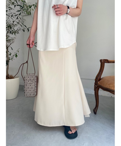 JUMELLE(ジュメロ)の「【低身長~高身長】ツイルマーメイドスカート(スカート・レディース・ブラック/アイボリー・SMALL/MEDIUM)」の22枚目の写真