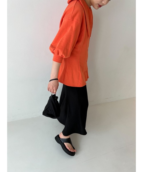 JUMELLE(ジュメロ)の「【低身長~高身長】ツイルマーメイドスカート(スカート・レディース・ブラック/アイボリー・SMALL/MEDIUM)」の16枚目の写真