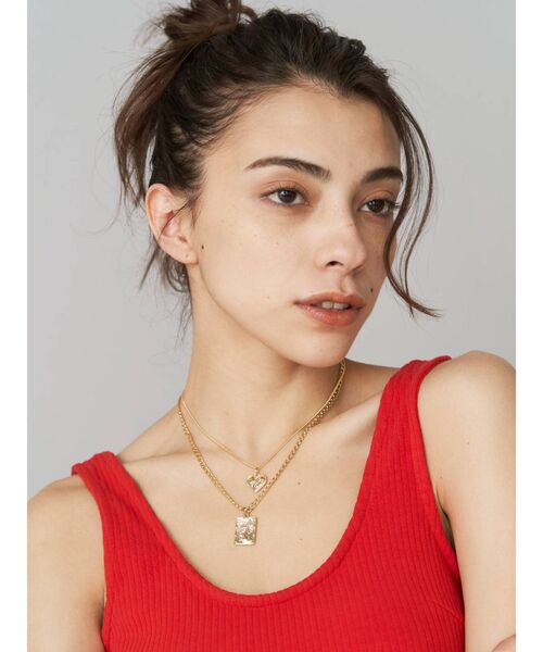 EVRIS（エヴリス）の「HEART COIN ネックレス（ネックレス・レディース・シルバー/ゴールド・FREE）」の4枚目の写真