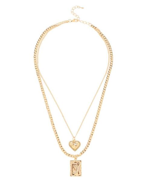 EVRIS（エヴリス）の「HEART COIN ネックレス（ネックレス・レディース・シルバー/ゴールド・FREE）」の5枚目の写真