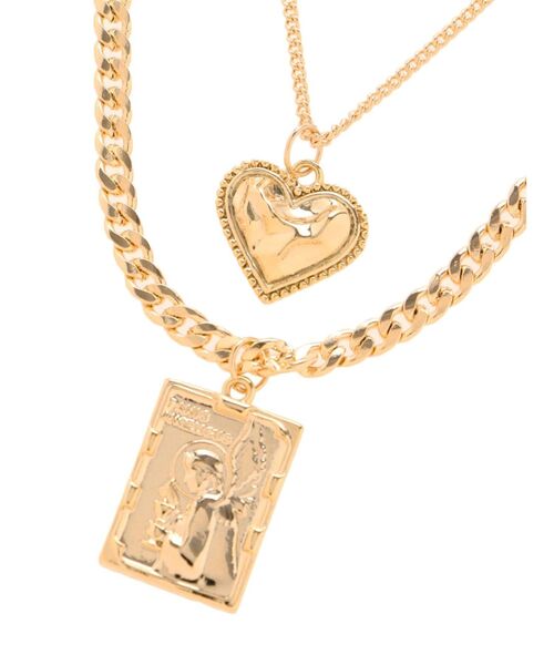 EVRIS（エヴリス）の「HEART COIN ネックレス（ネックレス・レディース・シルバー/ゴールド・FREE）」の6枚目の写真