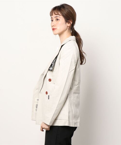 G-STAR（ジースター）の「DOUBLE BREASTED BLAZER（テーラードジャケット・レディース・ベージュ系その他・X-SMALL/SMALL）」の8枚目の写真