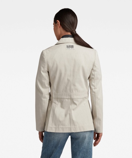 G-STAR（ジースター）の「DOUBLE BREASTED BLAZER（テーラードジャケット・レディース・ベージュ系その他・X-SMALL/SMALL）」の3枚目の写真