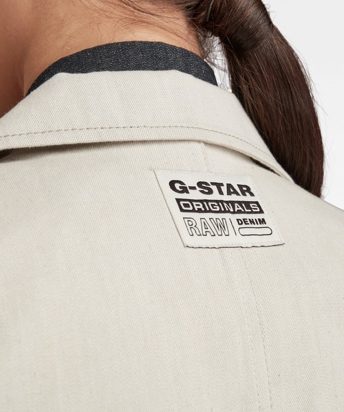 G-STAR（ジースター）の「DOUBLE BREASTED BLAZER（テーラードジャケット・レディース・ベージュ系その他・X-SMALL/SMALL）」の4枚目の写真