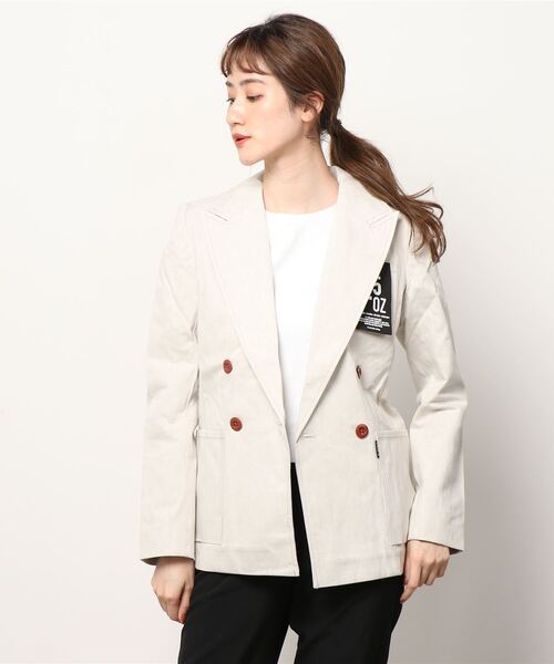 G-STAR（ジースター）の「DOUBLE BREASTED BLAZER（テーラードジャケット・レディース・ベージュ系その他・X-SMALL/SMALL）」の7枚目の写真