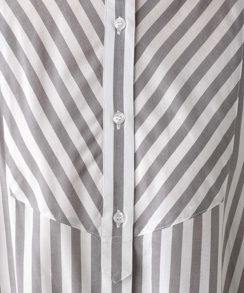 LEPSIM（レプシィム）の「キュプラコンストライプワンピース　262587（ワンピース・レディース・グレー/ピンク・FREE）」の15枚目の写真