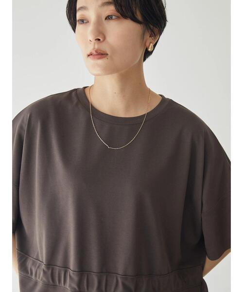 AMERICAN HOLIC（アメリカンホリック）の「ドロストカットプルオーバー（Tシャツ/カットソー・レディース・ライトグレー/ブラウン/ネイビー・L/M）」の13枚目の写真