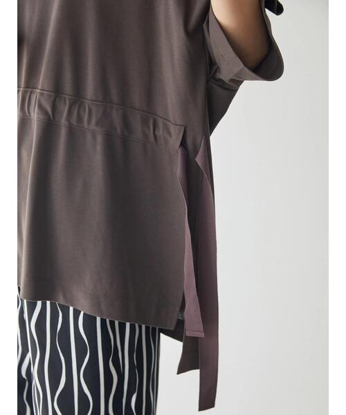 AMERICAN HOLIC（アメリカンホリック）の「ドロストカットプルオーバー（Tシャツ/カットソー・レディース・ライトグレー/ブラウン/ネイビー・L/M）」の14枚目の写真