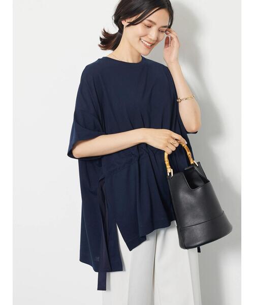 AMERICAN HOLIC（アメリカンホリック）の「ドロストカットプルオーバー（Tシャツ/カットソー・レディース・ライトグレー/ブラウン/ネイビー・L/M）」の19枚目の写真