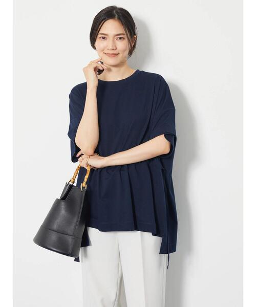 AMERICAN HOLIC（アメリカンホリック）の「ドロストカットプルオーバー（Tシャツ/カットソー・レディース・ライトグレー/ブラウン/ネイビー・L/M）」の20枚目の写真