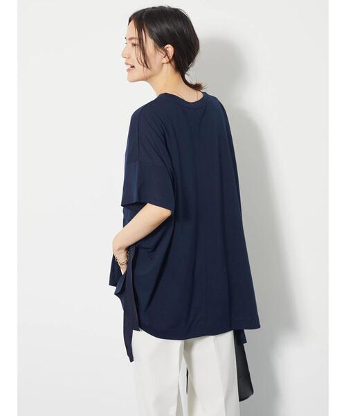 AMERICAN HOLIC（アメリカンホリック）の「ドロストカットプルオーバー（Tシャツ/カットソー・レディース・ライトグレー/ブラウン/ネイビー・L/M）」の22枚目の写真