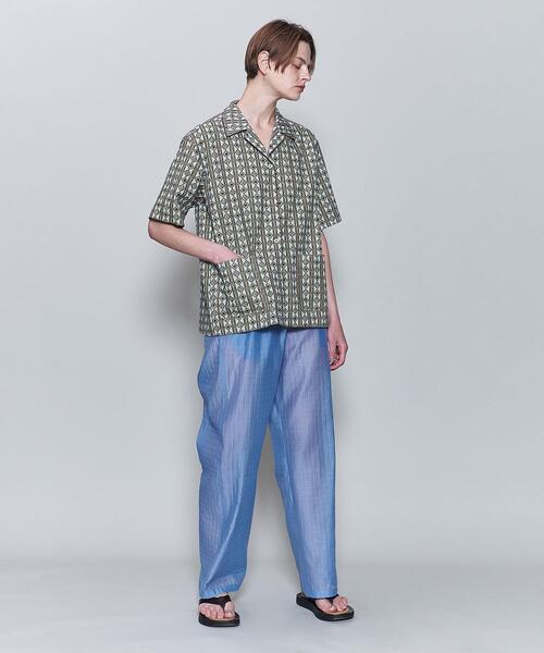 トップス 6(ROKU)COTTON BATIK MOTIF SHIRT 6（ロク）の「＜6(ROKU)＞COTTON BATIK MOTIF SHIRT/シャツ