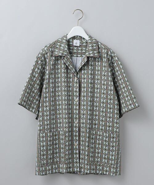 6（ロク）の「＜6(ROKU)＞COTTON BATIK MOTIF SHIRT/シャツ（シャツ 