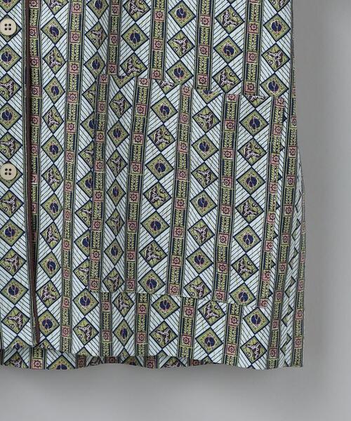 6（ロク）の「＜6(ROKU)＞COTTON BATIK MOTIF SHIRT/シャツ