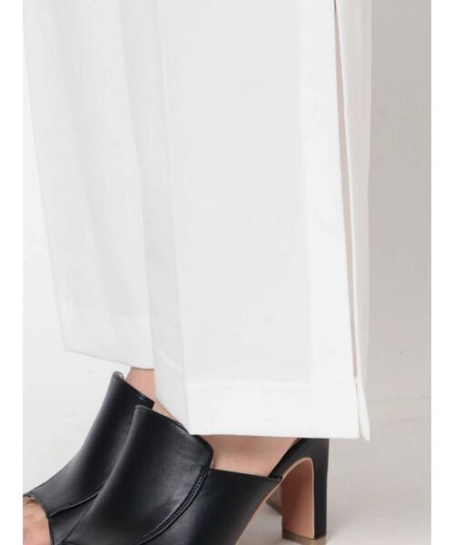 GYDA(ジェイダ)の「【セットアップ着用可】ハイウエストクロスベルトスリットパンツ(その他パンツ・レディース・オフホワイト/ブラック・FREE)」の20枚目の写真
