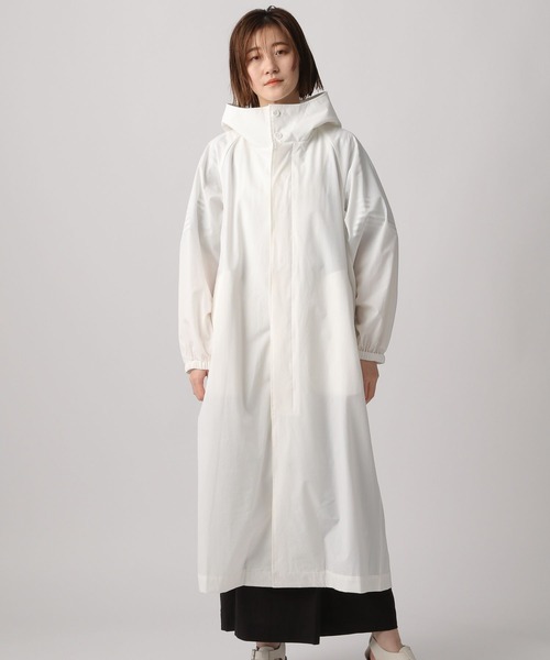 A part by(アパートバイ)の「撥水/雨天兼用 ハッスイロングブルゾン 282851(ブルゾン・レディース・ブラック/アイボリー・FREE)」の17枚目の写真
