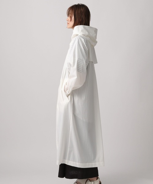 A part by(アパートバイ)の「撥水/雨天兼用 ハッスイロングブルゾン 282851(ブルゾン・レディース・ブラック/アイボリー・FREE)」の18枚目の写真