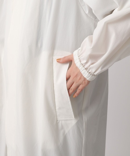 A part by(アパートバイ)の「撥水/雨天兼用 ハッスイロングブルゾン 282851(ブルゾン・レディース・ブラック/アイボリー・FREE)」の22枚目の写真