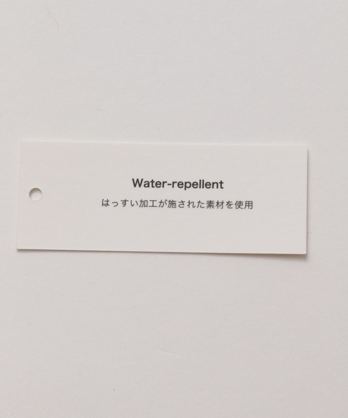 A part by(アパートバイ)の「撥水/雨天兼用 ハッスイロングブルゾン 282851(ブルゾン・レディース・ブラック/アイボリー・FREE)」の9枚目の写真