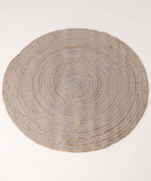 Detail（ディテール）の「Detail/ディテール Jute & Cotton Round Rug 120cm（ラグ/マット）」 WEAR
