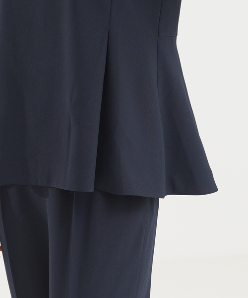 abahouse mavie（アバハウスマヴィ）の「【セットアップ】ストレッチノースリーブ&パンツセット（ワンピース・レディース・アイボリー/グレー系その他/ダークネイビー・36/38）」の18枚目の写真