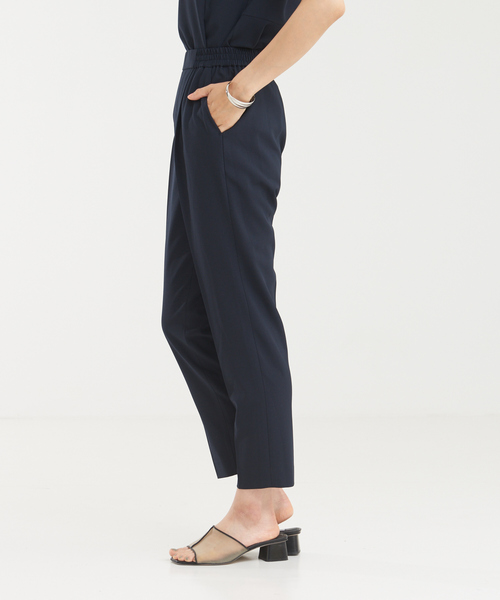 abahouse mavie（アバハウスマヴィ）の「【セットアップ】ストレッチノースリーブ&パンツセット（ワンピース・レディース・アイボリー/グレー系その他/ダークネイビー・36/38）」の8枚目の写真