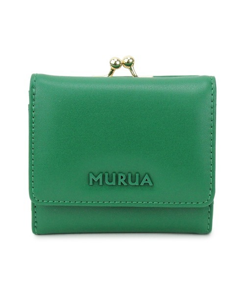 MURUA(ムルーア)の「MURUA (ムルーア) 口金ミニ財布 シンプルシリーズ MR-W812(財布・レディース・ブラック/ネイビー/レッド/ピンク/グリーン/アイボリー・FREE)」の3枚目の写真