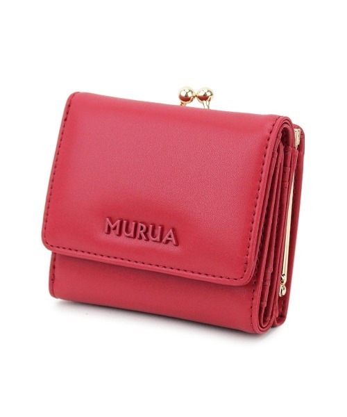 MURUA(ムルーア)の「MURUA (ムルーア) 口金ミニ財布 シンプルシリーズ MR-W812(財布・レディース・ブラック/ネイビー/レッド/ピンク/グリーン/アイボリー・FREE)」の9枚目の写真