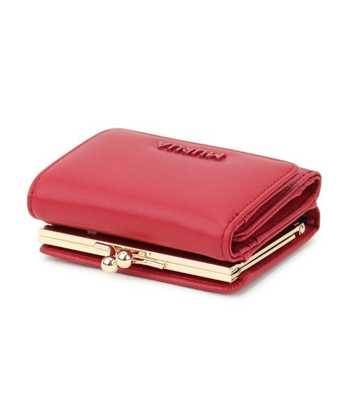 MURUA(ムルーア)の「MURUA (ムルーア) 口金ミニ財布 シンプルシリーズ MR-W812(財布・レディース・ブラック/ネイビー/レッド/ピンク/グリーン/アイボリー・FREE)」の10枚目の写真