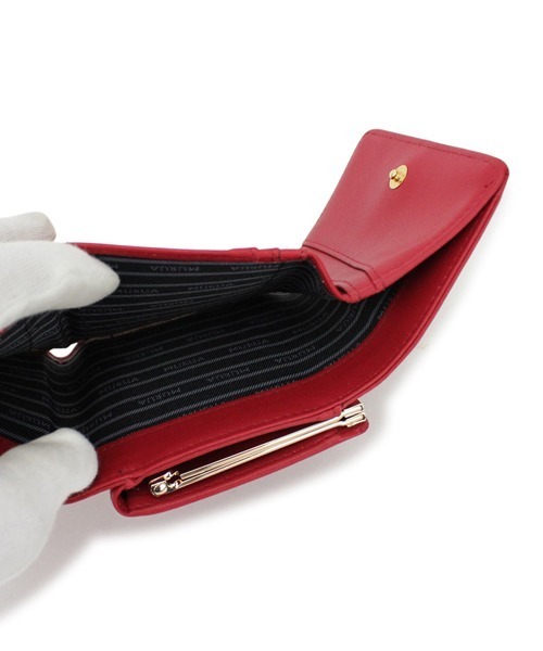 MURUA(ムルーア)の「MURUA (ムルーア) 口金ミニ財布 シンプルシリーズ MR-W812(財布・レディース・ブラック/ネイビー/レッド/ピンク/グリーン/アイボリー・FREE)」の13枚目の写真