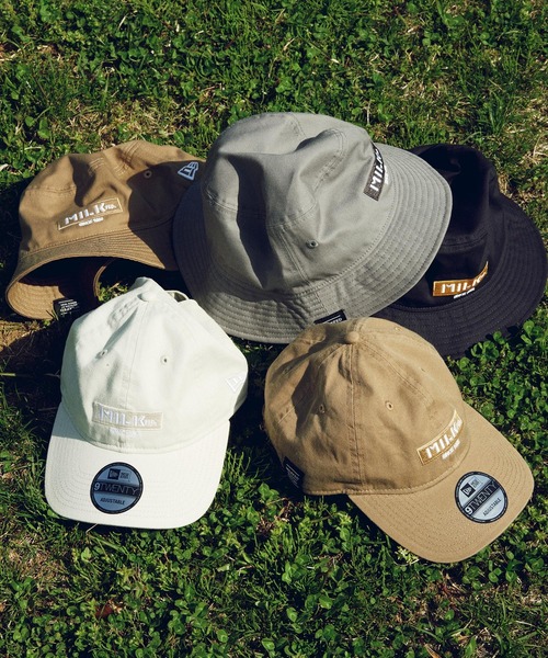 MILKFED.（ミルクフェド）の「MILKFED. x NEW ERA BAR AND 1995 HAT（ハット・レディース・ブラック/ベージュ/ネイビー/グレー・ONE SIZE）」の17枚目の写真