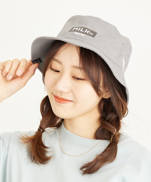 MILKFED.（ミルクフェド）の「MILKFED. x NEW ERA BAR AND 1995 HAT（ハット・レディース・ブラック/ベージュ/ネイビー/グレー・ONE SIZE）」の19枚目の写真