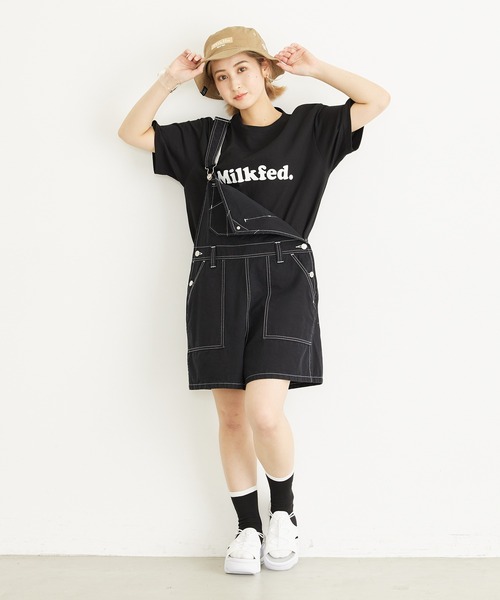 MILKFED.（ミルクフェド）の「MILKFED. x NEW ERA BAR AND 1995 HAT（ハット・レディース・ブラック/ベージュ/ネイビー/グレー・ONE SIZE）」の15枚目の写真