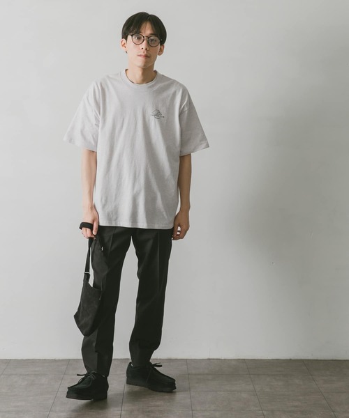 URBAN RESEARCH DOORS（アーバンリサーチドアーズ）の「キャンププリントTシャツ（Tシャツ/カットソー・メンズ・ダークグレー/ホワイト系その他/ブルー系その他・MEDIUM/LARGE）」の7枚目の写真