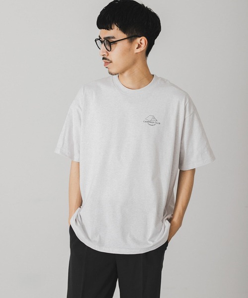 URBAN RESEARCH DOORS（アーバンリサーチドアーズ）の「キャンププリントTシャツ（Tシャツ/カットソー・メンズ・ダークグレー/ホワイト系その他/ブルー系その他・MEDIUM/LARGE）」の10枚目の写真