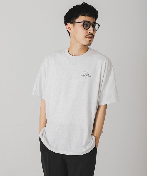 URBAN RESEARCH DOORS（アーバンリサーチドアーズ）の「キャンププリントTシャツ（Tシャツ/カットソー・メンズ・ダークグレー/ホワイト系その他/ブルー系その他・MEDIUM/LARGE）」の11枚目の写真