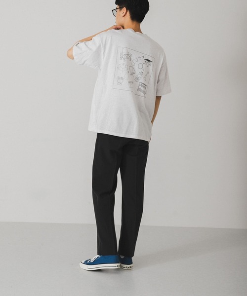 URBAN RESEARCH DOORS（アーバンリサーチドアーズ）の「キャンププリントTシャツ（Tシャツ/カットソー・メンズ・ダークグレー/ホワイト系その他/ブルー系その他・MEDIUM/LARGE）」の15枚目の写真