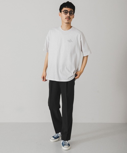 URBAN RESEARCH DOORS（アーバンリサーチドアーズ）の「キャンププリントTシャツ（Tシャツ/カットソー・メンズ・ダークグレー/ホワイト系その他/ブルー系その他・MEDIUM/LARGE）」の16枚目の写真