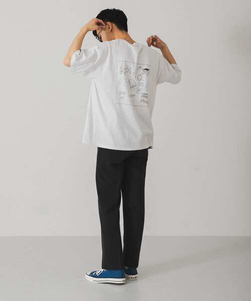 URBAN RESEARCH DOORS（アーバンリサーチドアーズ）の「キャンププリントTシャツ（Tシャツ/カットソー・メンズ・ダークグレー/ホワイト系その他/ブルー系その他・MEDIUM/LARGE）」の18枚目の写真