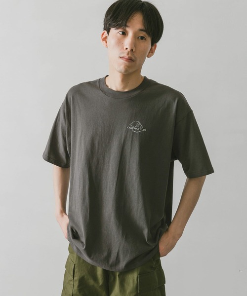 URBAN RESEARCH DOORS（アーバンリサーチドアーズ）の「キャンププリントTシャツ（Tシャツ/カットソー・メンズ・ダークグレー/ホワイト系その他/ブルー系その他・MEDIUM/LARGE）」の19枚目の写真