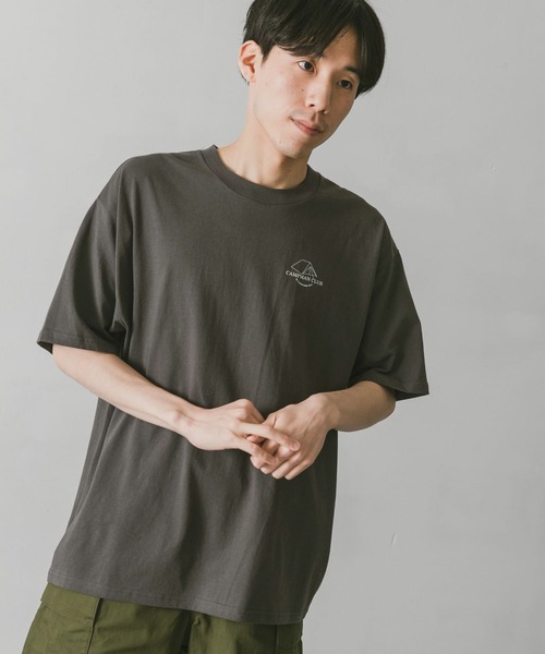 URBAN RESEARCH DOORS（アーバンリサーチドアーズ）の「キャンププリントTシャツ（Tシャツ/カットソー・メンズ・ダークグレー/ホワイト系その他/ブルー系その他・MEDIUM/LARGE）」の20枚目の写真