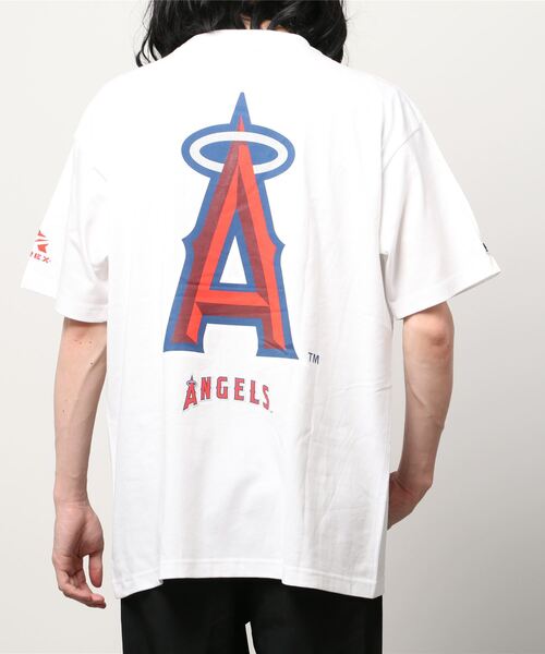 AVIREX（アヴィレックス）の「【MLB×AVIREX】エンジェルス Tシャツ/ANGELS T-SHIRT（Tシャツ/カットソー・メンズ・ホワイト/レッド・SMALL/MEDIUM/X-LARGE/XX-LARGE/LARGE）」の6枚目の写真