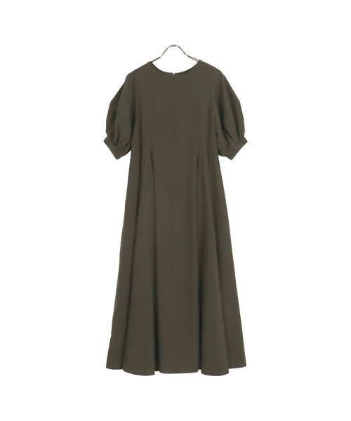 KOBE LETTUCE（コウベレタス）の「パフスリーブワンピース[E3058]（ワンピース・レディース・チャコールグレー/ダークグリーン/ピンク・FREE）」の12枚目の写真