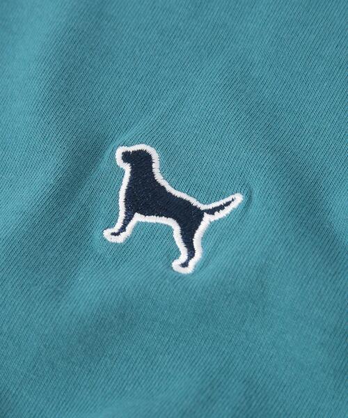 Labrador Retriever(ラブラドールリトリーバー)の「Labrador Retriever(ラブラドールレトリバー)別注ロングスリーブTシャツ(Tシャツ/カットソー・レディース・ホワイト/ターコイズブルー・M/L)」の14枚目の写真