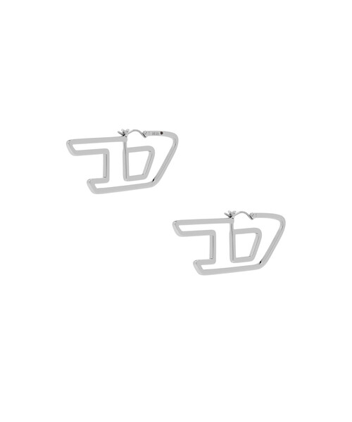 DIESEL（ディーゼル）の「ユニセックス ピアス フープ DX1363（ピアス（両耳用）・メンズ・シルバー・UNI）」の2枚目の写真