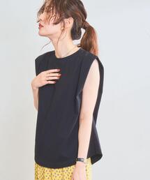 coen | ショルダータックノースリーブ(タンクトップ)