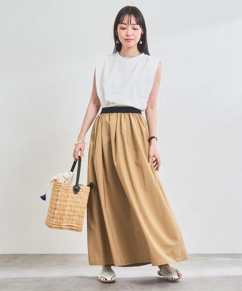 coen（コーエン）の「ショルダータックノースリーブ（タンクトップ・レディース・ベージュ/ブラック/ライトブルー/ホワイト・L/M）」の22枚目の写真