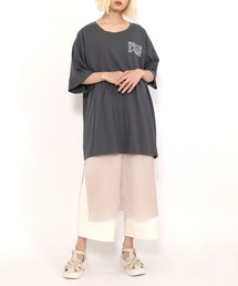 2WAYメッシュスリットワンピース