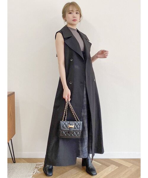 dazzlin（ダズリン）の「ロングトレンチベストジレ（その他